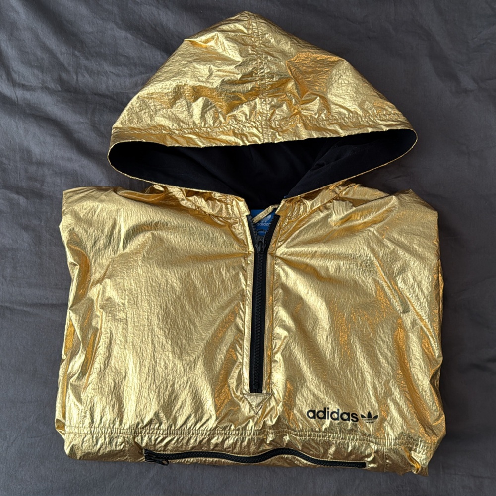 Adidas Gold Metallic Jacket